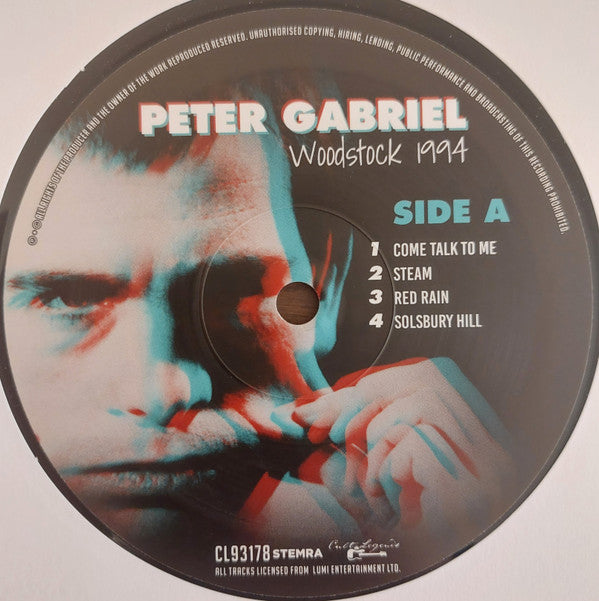 Peter Gabriel : Woodstock 1994 (LP, Album, Unofficial)