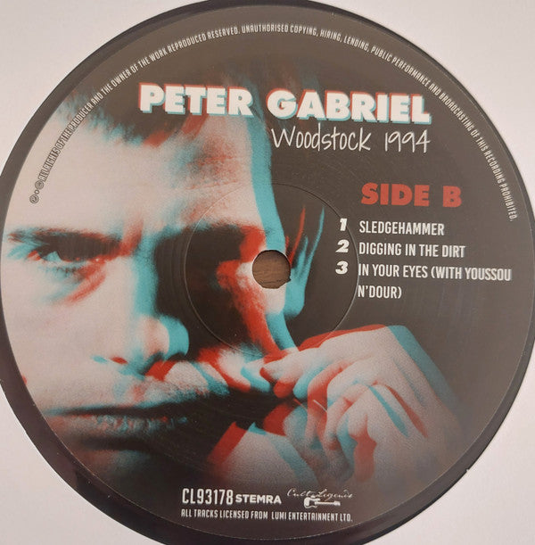 Peter Gabriel : Woodstock 1994 (LP, Album, Unofficial)