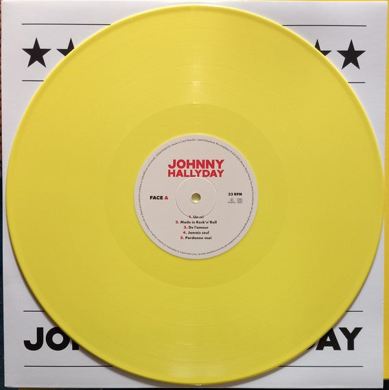 Johnny Hallyday : Made In Rock'n'Roll (LP, Comp, Ltd, Yel)