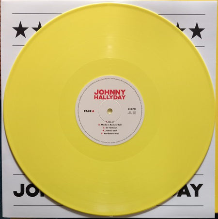 Johnny Hallyday : Made In Rock'n'Roll (LP, Comp, Ltd, Yel)