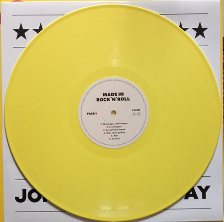 Johnny Hallyday : Made In Rock'n'Roll (LP, Comp, Ltd, Yel)