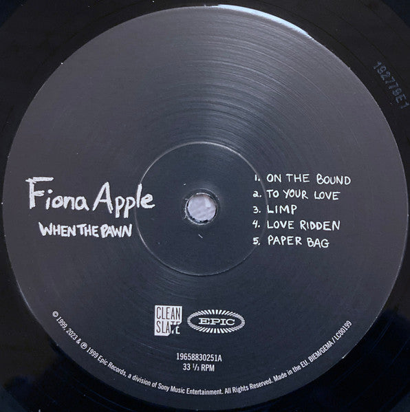 Fiona Apple : When The Pawn (LP, RE)