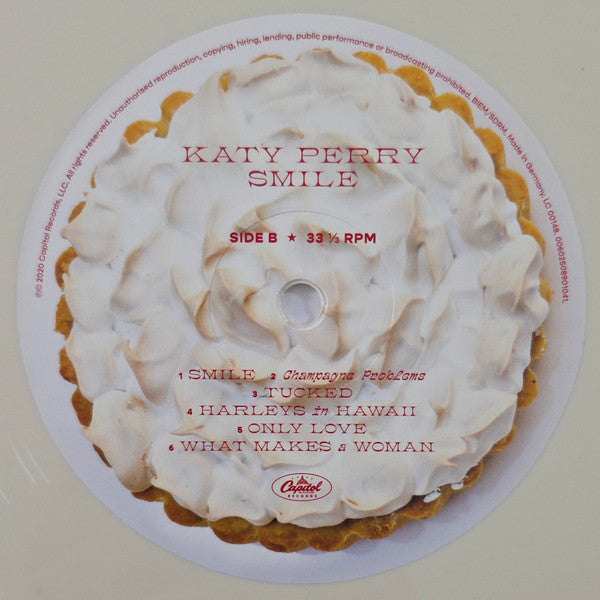 Katy Perry : Smile (LP, Album, MP, RE, RP, Whi)