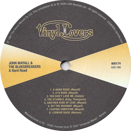 John Mayall & The Bluesbreakers : A Hard Road (2xLP, Album, RE, Gat)