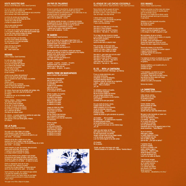 Hombres G : La Cagaste... Burt Lancaster (LP, Album, Pic, RE)