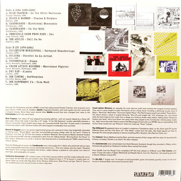 Various : Postcards Vol.1 (D.I.Y. And Indie Post Punk From USA And UK 1979-1984) (LP, Comp)