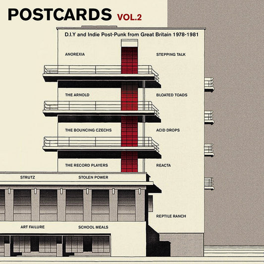 Various : Postcards Vol.2 (D.I.Y. And Indie Post-Punk From Great Britain 1978-1981) (LP, Comp)