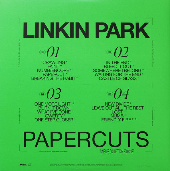 Linkin Park : Papercuts (2xLP, Album, Comp)