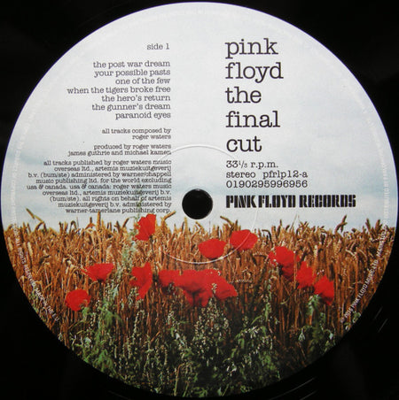 Pink Floyd : The Final Cut (LP, Album, RE, RM, 180)