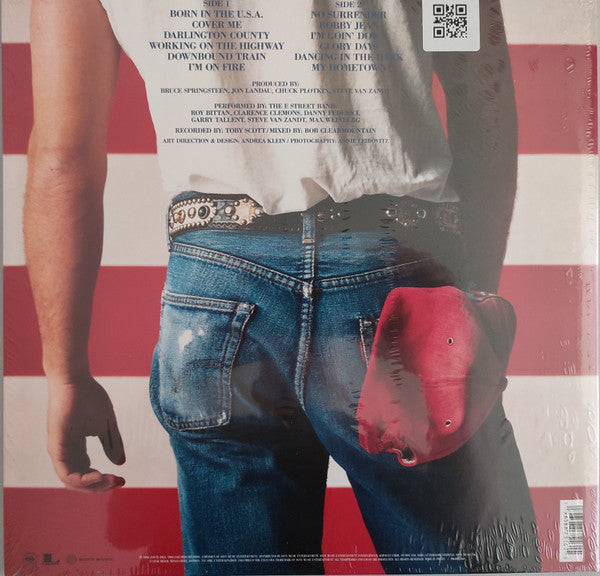 Bruce Springsteen : Born In The U.S.A. (LP, Album, Ltd, RE, Red)