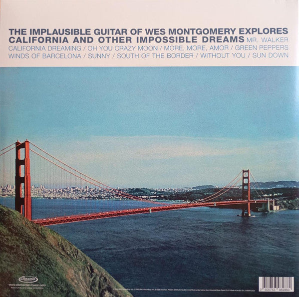 Wes Montgomery : California Dreaming (LP, Album, RE, Gat)