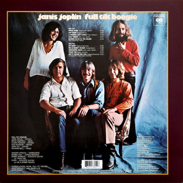Janis Joplin : Pearl (LP, Album, RE)
