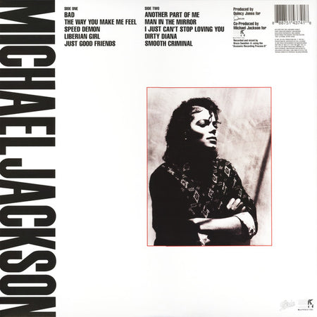 Michael Jackson : Bad (LP, Album, RE, Gat)
