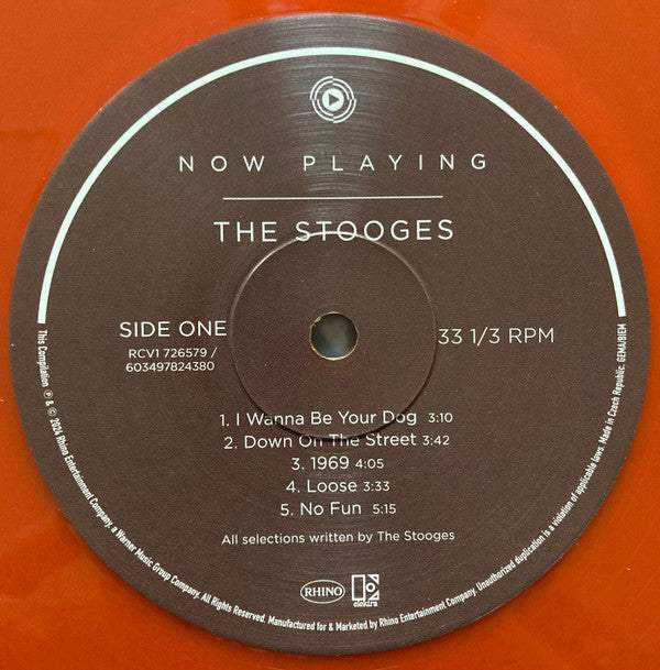 The Stooges : Now Playing (LP, Comp, Ora)