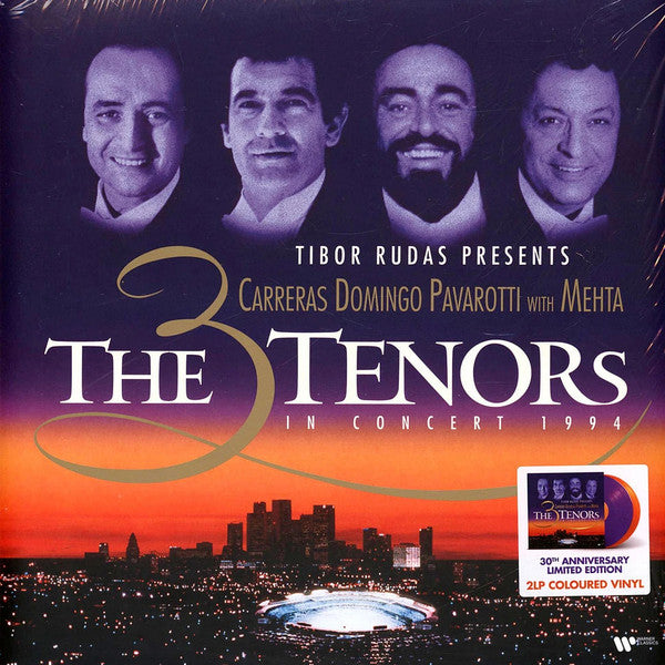 José Carreras, Placido Domingo, Luciano Pavarotti, Zubin Mehta : The 3 Tenors In Concert 1994 (2xLP, Album, RE)