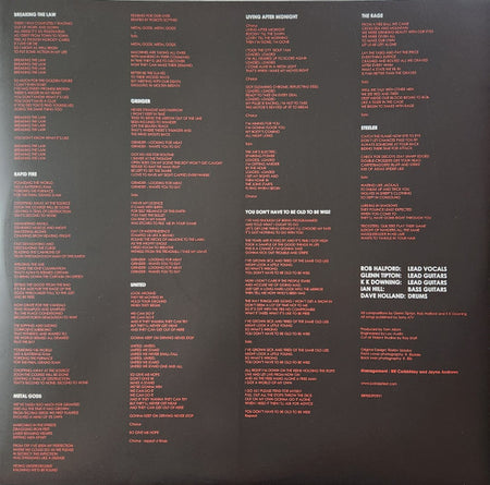 Judas Priest : British Steel (LP, Album, RE, 180)