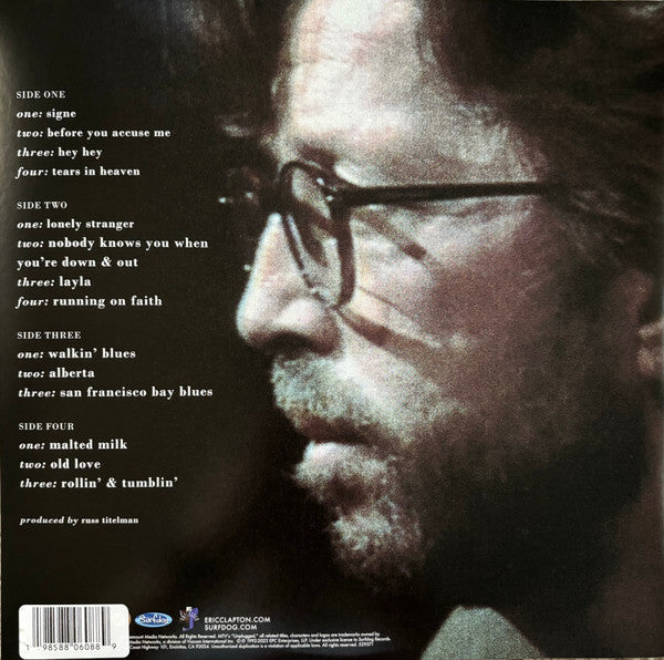 Eric Clapton : Unplugged (2xLP, Album, Ltd, RE, Ora)