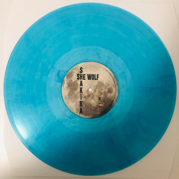 Shakira : She Wolf (2xLP, Album, RE, S/Edition, Sea)