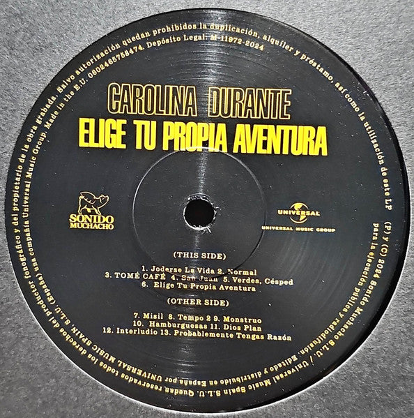 Carolina Durante : Elige Tu Propia Aventura (LP, Album)