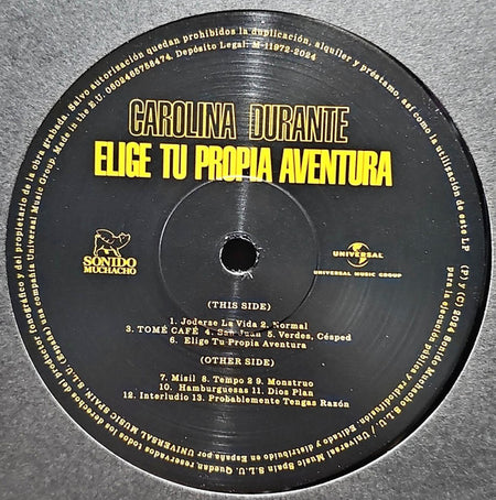 Carolina Durante : Elige Tu Propia Aventura (LP, Album)