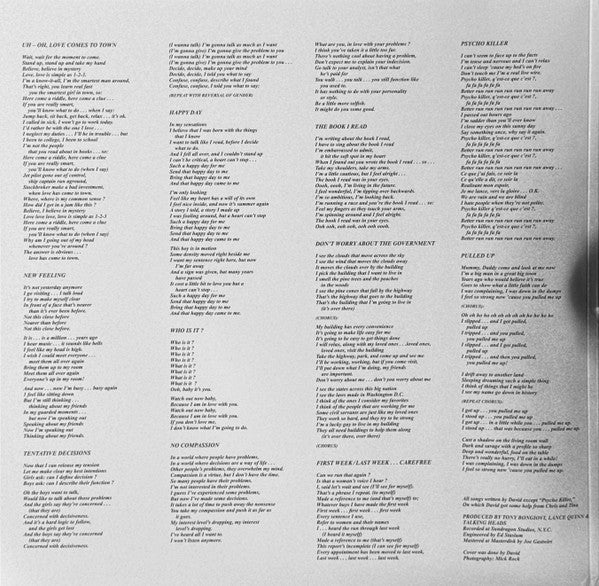 Talking Heads : Talking Heads: 77  (LP, Album, RE, RM, Gre + LP, Comp, Gre + Ltd, Gat)