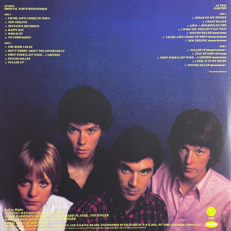 Talking Heads : Talking Heads: 77  (LP, Album, RE, RM, Gre + LP, Comp, Gre + Ltd, Gat)