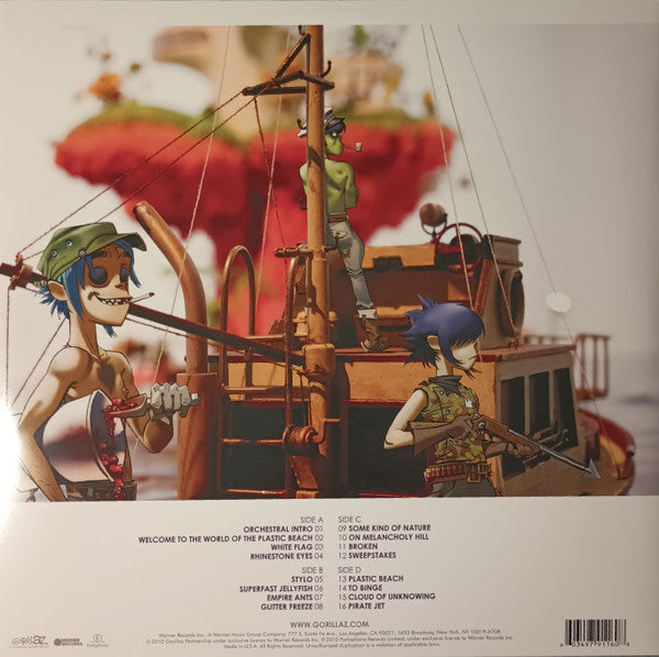 Gorillaz : Plastic Beach (2xLP, Album, RE)