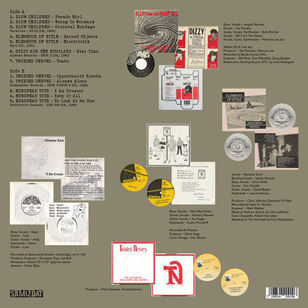 Various : Postcards Vol.5 (D.I.Y. And Indie Post-Punk From USA And UK 1980-1983) (LP, Comp)