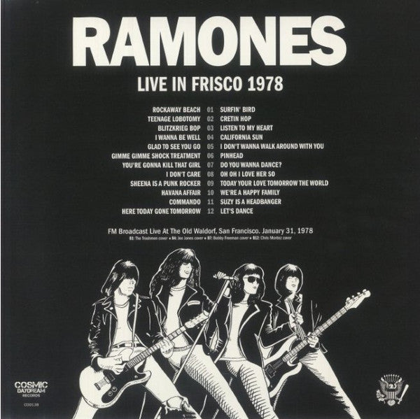 Ramones : Live In Frisco 1978 (LP, Unofficial)