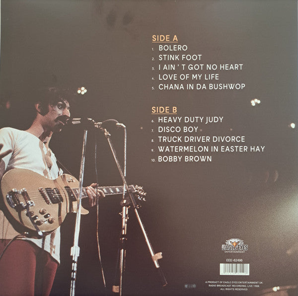 Frank Zappa : Bobby Brown - Live 1988 (LP, Unofficial)