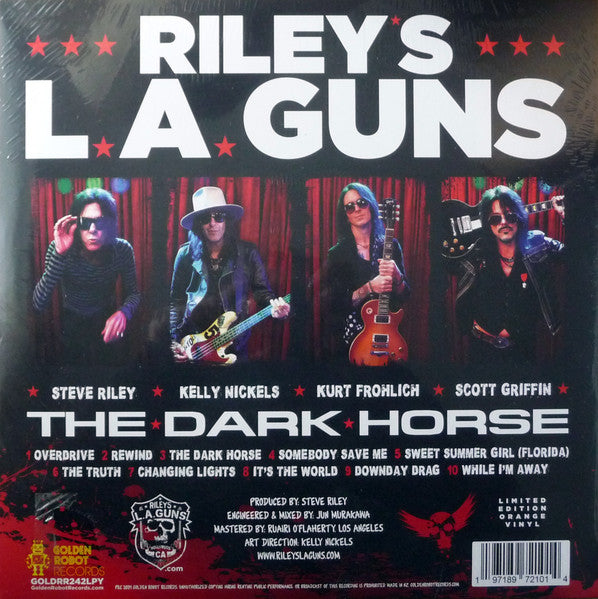 Riley's L.A. Guns : The Dark Horse (LP, Album, Ltd, Ora)