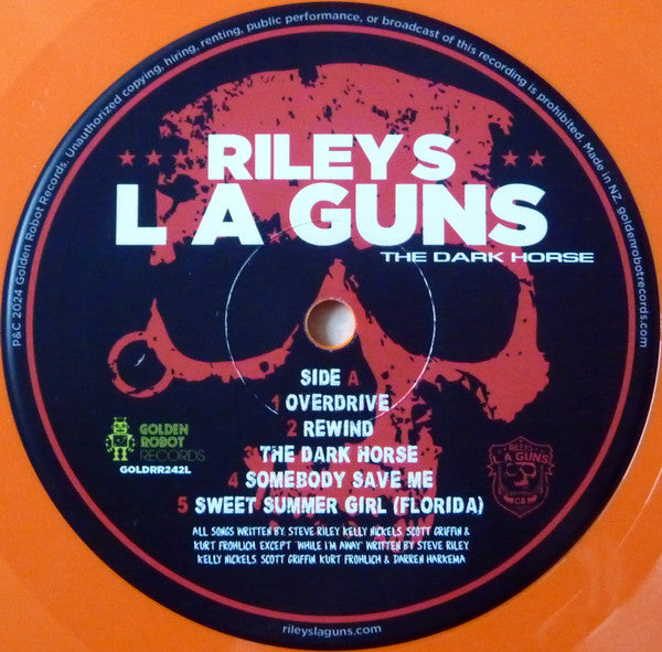 Riley's L.A. Guns : The Dark Horse (LP, Album, Ltd, Ora)