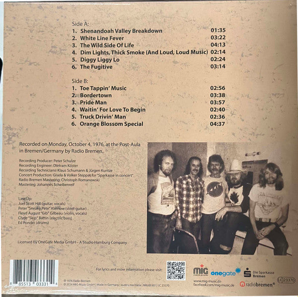 The Flying Burrito Bros : Live 1976 (LP, Album)