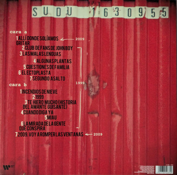 Love Of Lesbian : 1999 (O Como Generar Incendios De Nieve Con Una Lupa Enfocando La Luna) (12", Album)