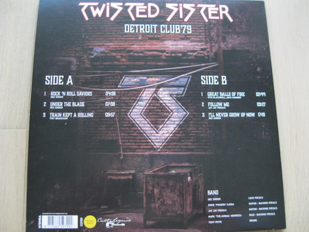 Twisted Sister : detroit club '79 live radio broadast (LP, Album, Unofficial)