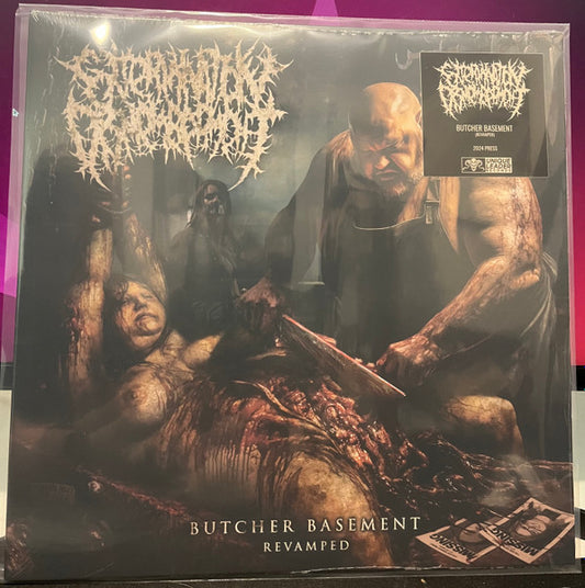 Extermination Dismemberment : Butcher Basement (Revamped) (LP, Album, Ltd, Cle)