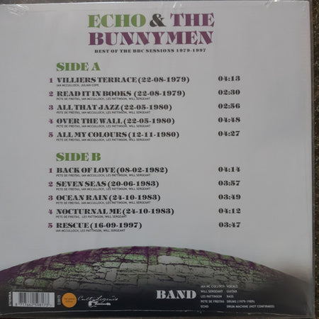 Echo & The Bunnymen : Best Of The BBC Sessions 1979-1997 (LP, Comp, Unofficial, 180)