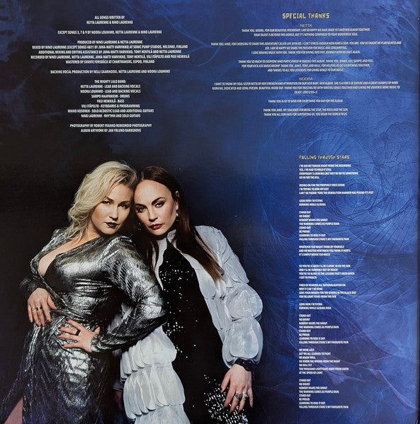 Laurenne* / Louhimo* : Falling Through Stars (LP, Album, blu)