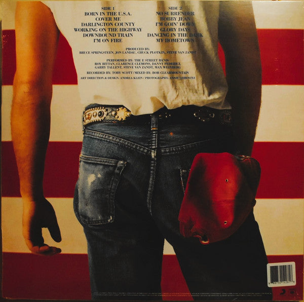 Bruce Springsteen : Born In The U.S.A. (LP, Album, RE, RM, 180)