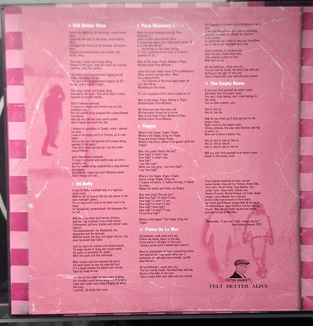 Peter Doherty* : Felt Better Alive (LP, Album)