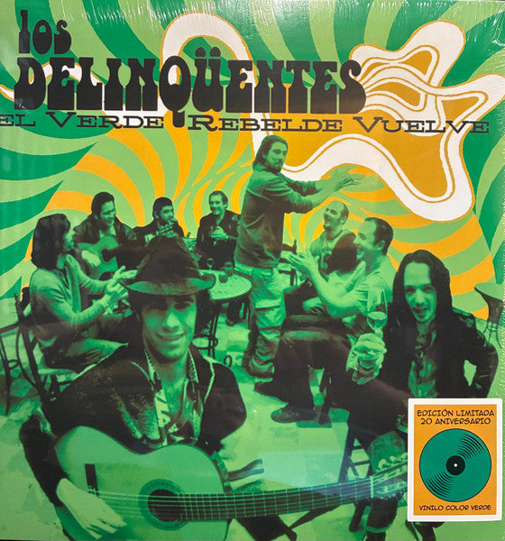 Los Delinqüentes : El Verde Rebelde Vuelve (20 Aniversario) (LP, Album, Ltd, RE, Gre)