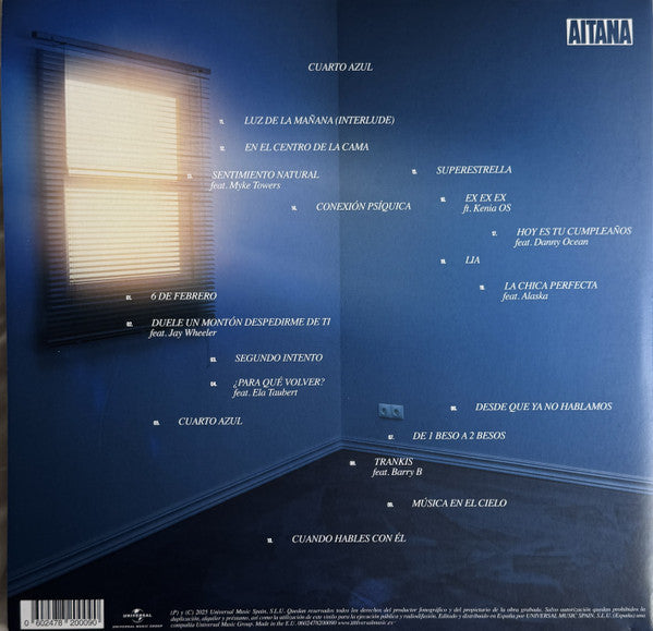 Aitana (2) : Cuarto Azul (2xLP, Album, Blu)