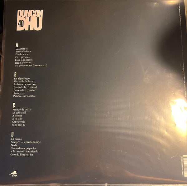 Duncan Dhu : 40 Aniversario (2xLP, Comp)