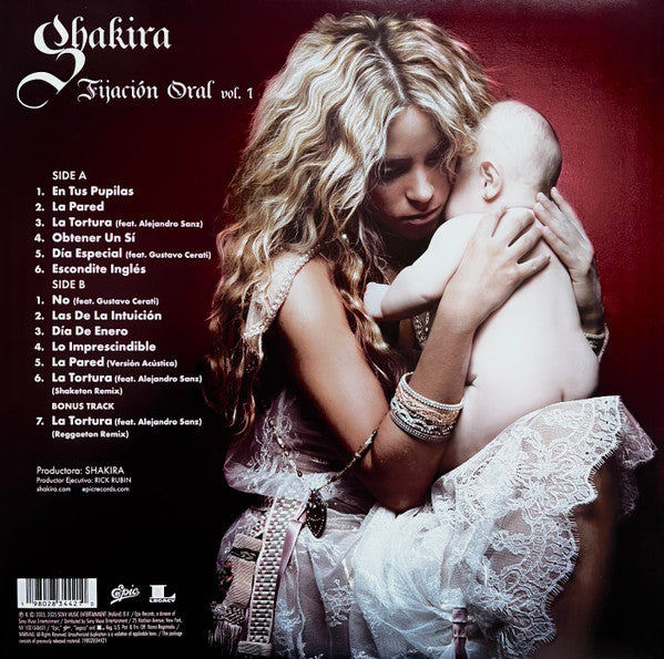 Shakira : Fijación Oral Vol. 1 (LP, Album, Ltd, RE, S/Edition, 20t)