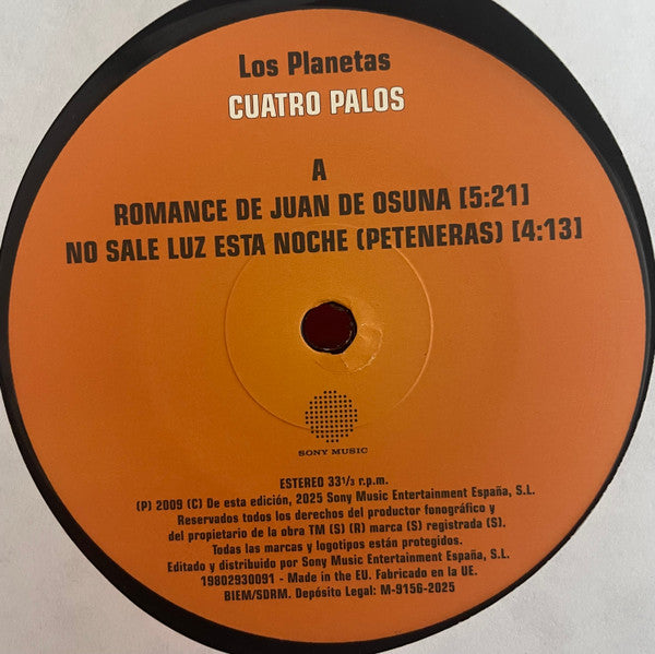 Los Planetas : Cuatro Palos (12", EP, RE)