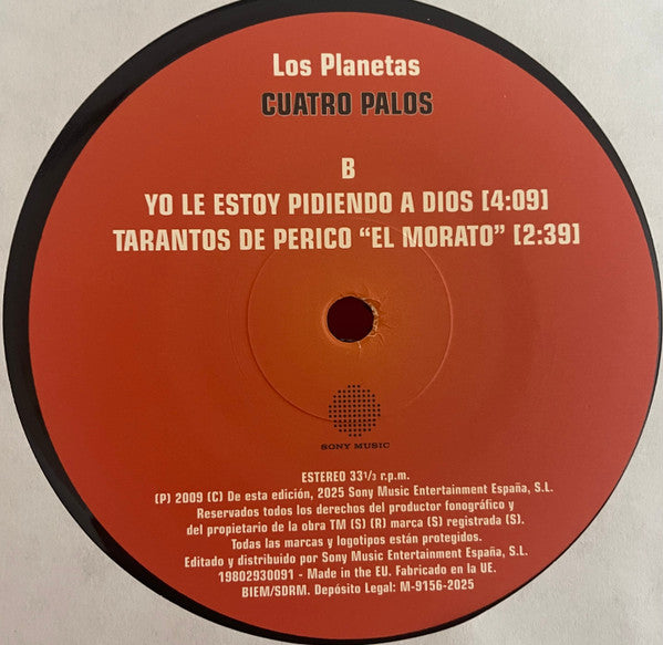 Los Planetas : Cuatro Palos (12", EP, RE)