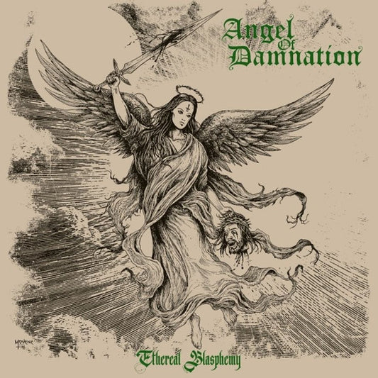 Angel Of Damnation : Ethereal Blasphemy (LP, Album, Ltd, S/Edition, Gre)