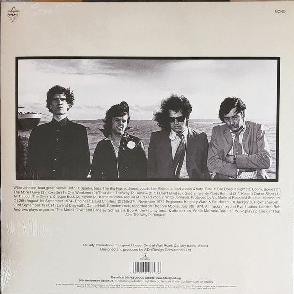 Dr. Feelgood : Down By The Jetty (LP, Album, Mono, RE, RM, 50t)