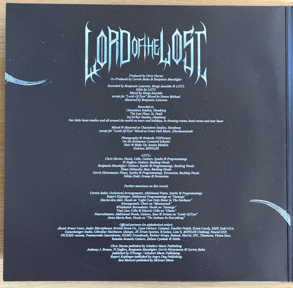 Lord Of The Lost : Opvs Noir Vol. 1 (LP, Album, Ltd, Num, Liq)