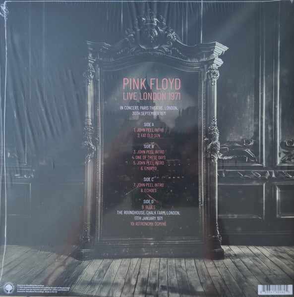 Pink Floyd : Live London 1971 (2xLP, Cle)